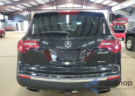 2013 Acura Mdx z USA, uszkodzony, nr VIN 2HNYD2H27DH503044